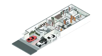 Villa Type D1 layout