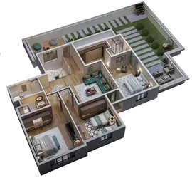 Penthouse layout