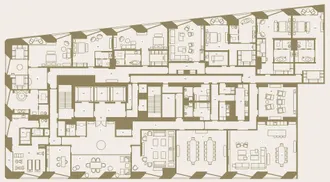 6 Bedroom Penthouse layout