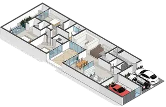 Villa Type F1 layout