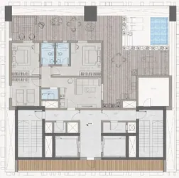 Penthouse (Floor 24) layout